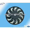 High quality injection plastic radiator fan mould fabricating